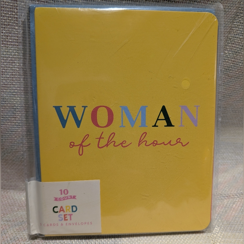 🚨 $5 w/Bundle 2+Items 🔥 5 CARDS Envelopes Celebrate Women Greeting Empower